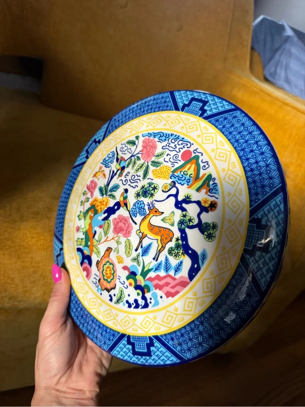 Vintage St. James Hankook Ceramics Godjulvan Blue Fine Serving 9 Piece Set Rare